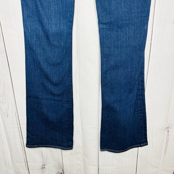True Religion Becky Bootcut Jeans Size 28x33 Flap Pocket Rhinestone Buttons - Picture 12 of 12